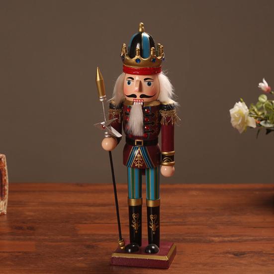 Щелкунчик орнамент, деревянный Щелкунчик, фигурка солдата, праздничное рождественское украшение для украшения дома