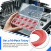 M14 10PCS Car Oil Drain Plug Gasket, OEM#12616850 Vehicle Engine Oil Pan Crush Washers, Automotive Sealing Gasket Replacement, Compatible with Escape