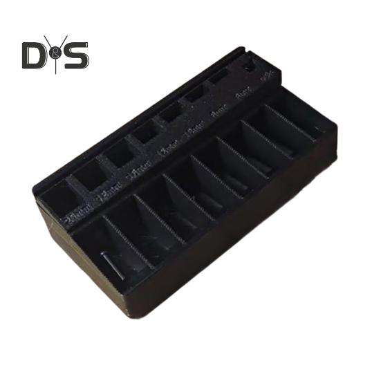 Лоток для классификации болтов M3 с 7 измерительными слотами PLA Прочный автоматический органайзер Классификатор болтов повышенной прочности для мастерской