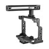 C15-B Camera Cage + Top Handle Kit Aluminum Alloy with Cold Shoe Mount Compatible with Nikon