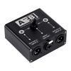 ABUO-1 Переключатель аудиосигнала XLR 2 входа 1 выход Переключатель источника аудиосигнала XLR для микрофона, звуковой карты, микшера 2 штекера XLR 1 гнездо 6.5+XLR