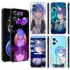Аниме милый REM черный силиконовый чехол для телефона для Xiaomi POCO X3 X4 NFC F3 F4 GT F5 M3 M4 M6 X5 X6 Pro 5G C55 C65 M5