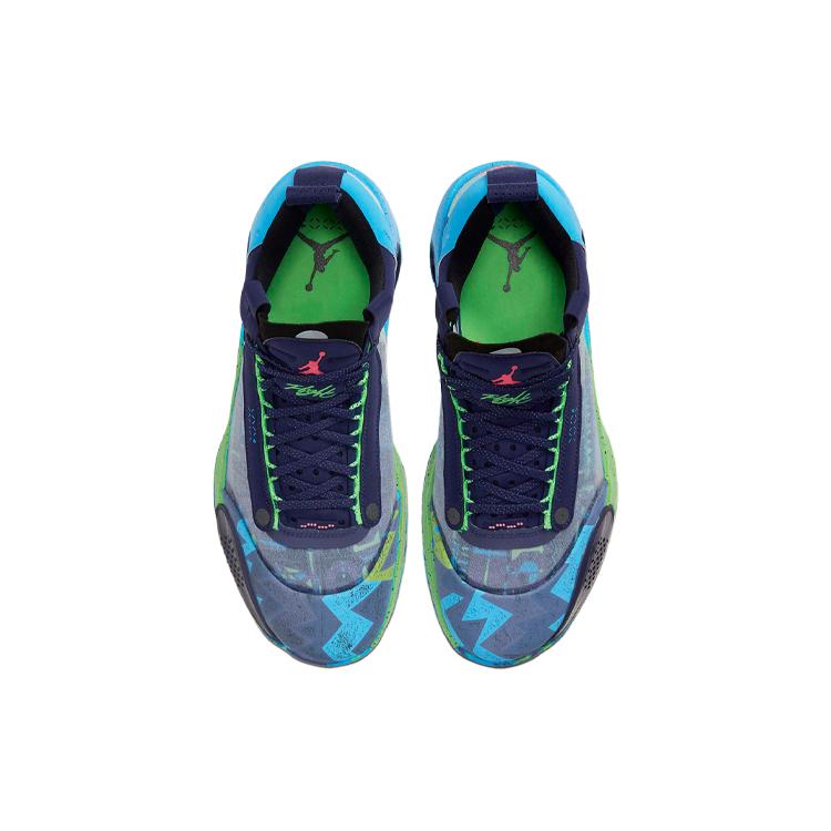 Air Jordan 34 Low Pf Regency Purple 'Blue Green' Женские CZ7746-500