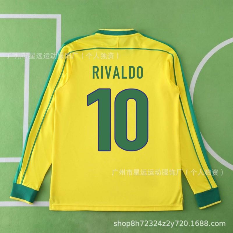 98 Brazil Retro Football Jersey Short Long Sleeve National Team World Cup Soccer Shirt Men Women Sports