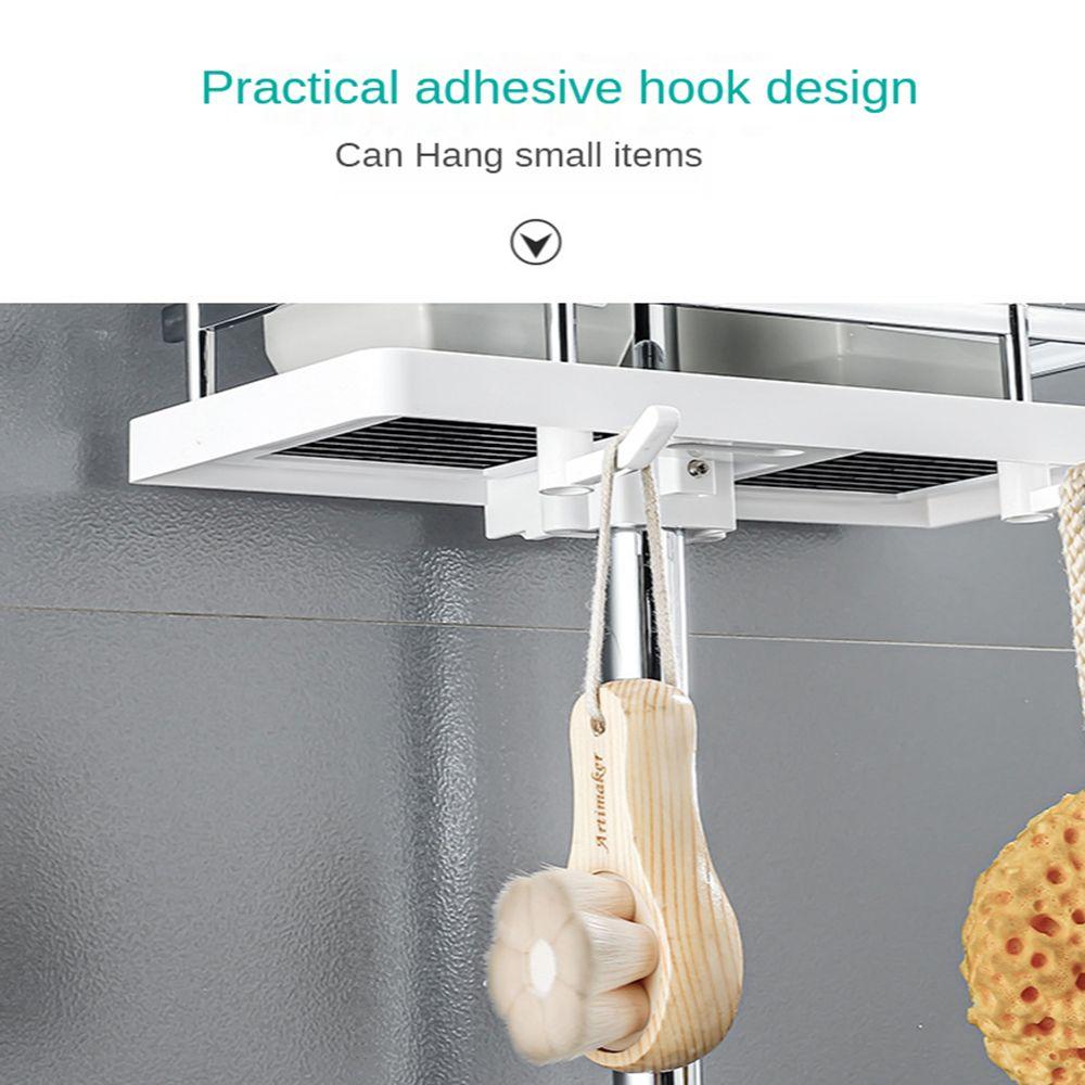 Подставка для шампуня Подъемный кронштейн для ванной комнаты Полка для ванной Стойка для душа Подвесная корзина для хранения в душе