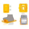 Yellow Battery Tool Holders Mountable Tool Holders For Garage Battery 10 Packs Easy Installation Perfect For Garages