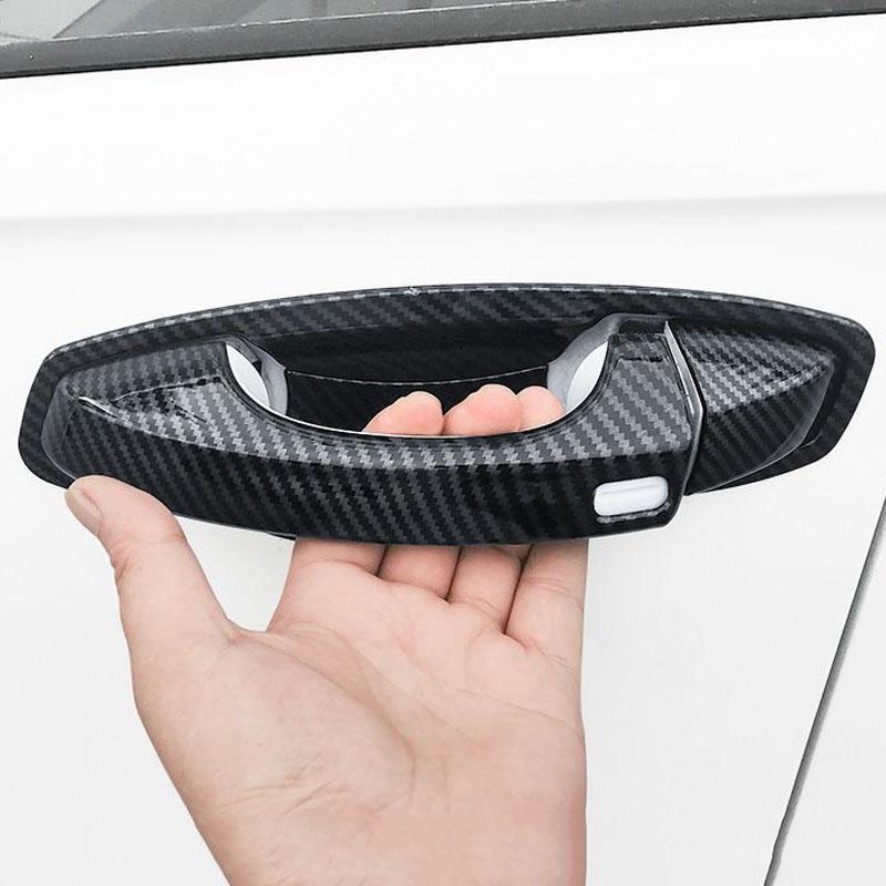 Car Door Handle Bowl Trim Cover Protect for Volkswagen VW Touareg 2019 2020 2021 2022 2023 2024 2025