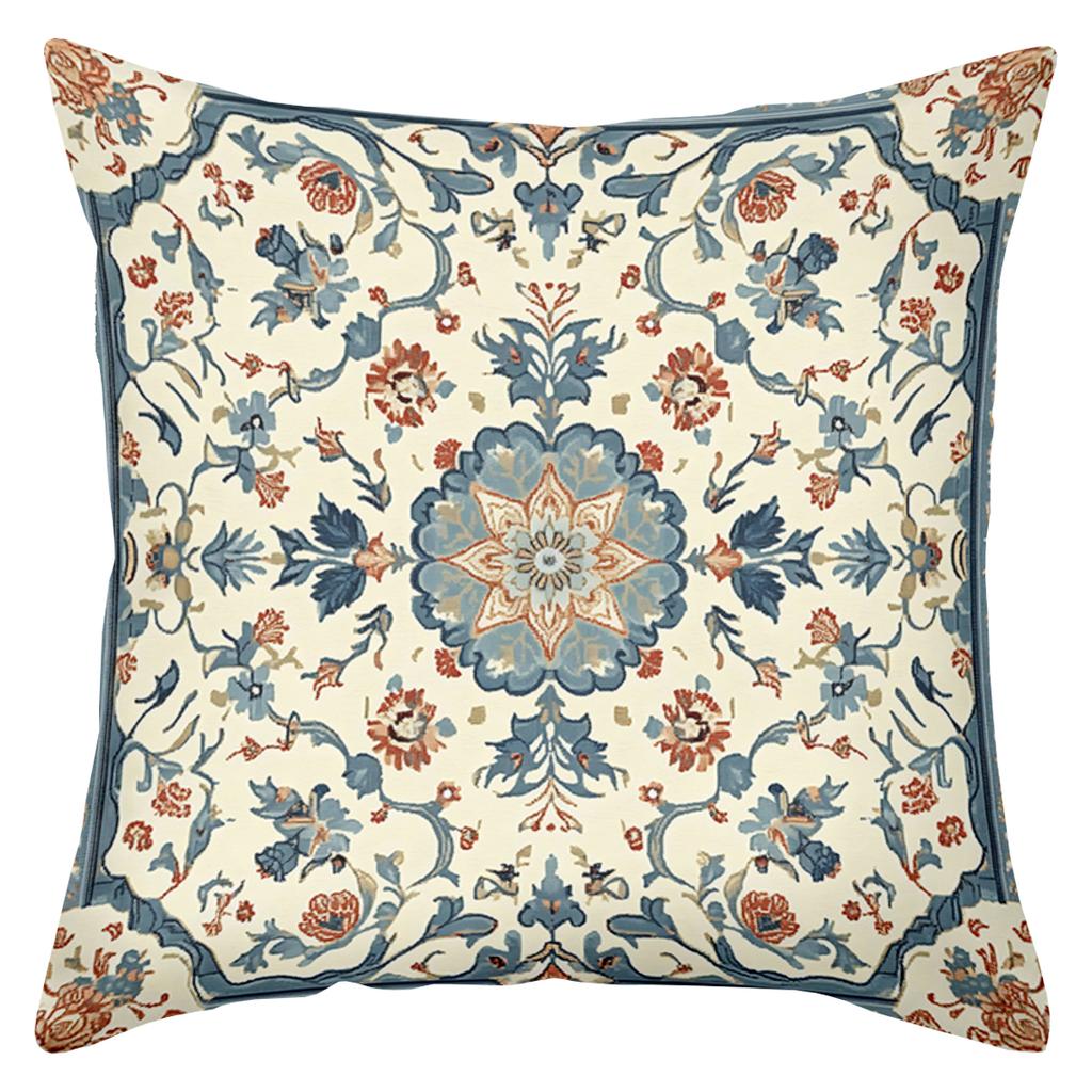 Декоративные подушки с цветочным узором для домашнего декора. Наволочка из полиэстера, декоративная подушка-чехол для дивана. Подушка для изголовья кровати