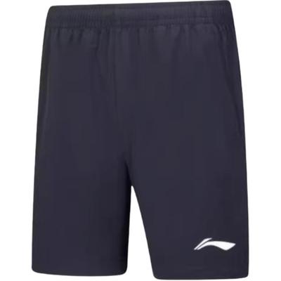 Li Ning Серия Бадминтон Однотонные Шорты Спортивные Дышащие Универсальные Шорты Мужские AAPV109-1