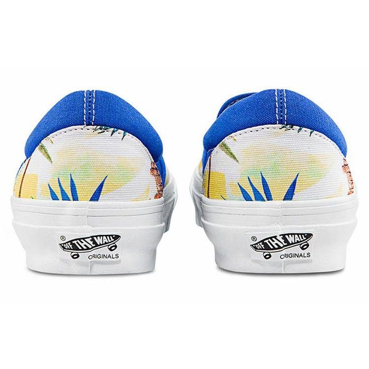 Vans Кроссовки унисекс без шнуровки OG Classic Slip-On Spring Brick синие VN0A32QNB4V