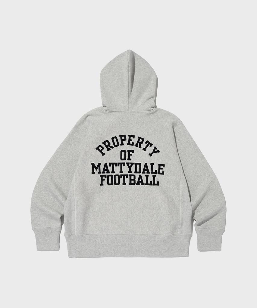 Champion Reverse Weave Blu-Tack Brushed Graphic Relaxed Fit Zip-Up Hoodie Normal Grey
