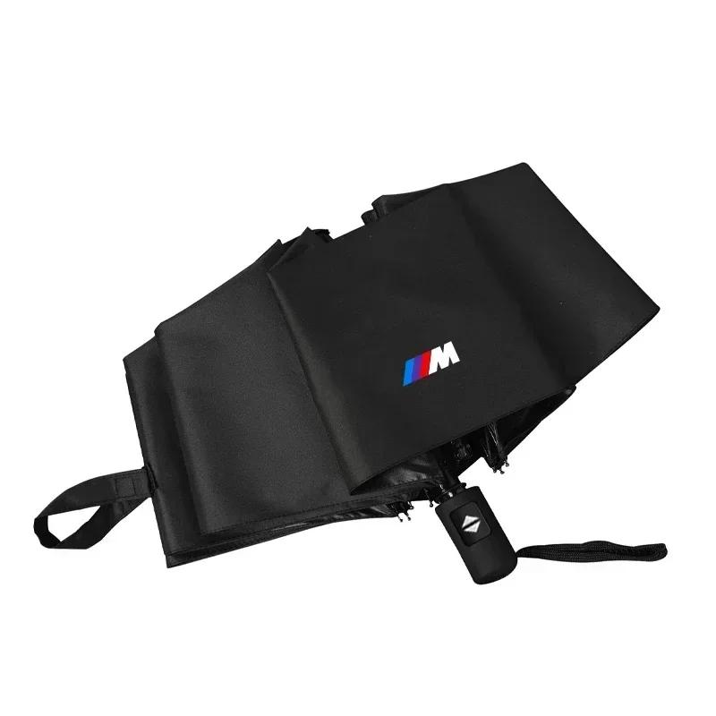 Car Logo Umbrella Auto Folding Windshield Sunshade Umbrella For BMW M Performance 1 3 5 7 Series M3 M4 M5 M6 X1 X3 X5 X6 X7 E30