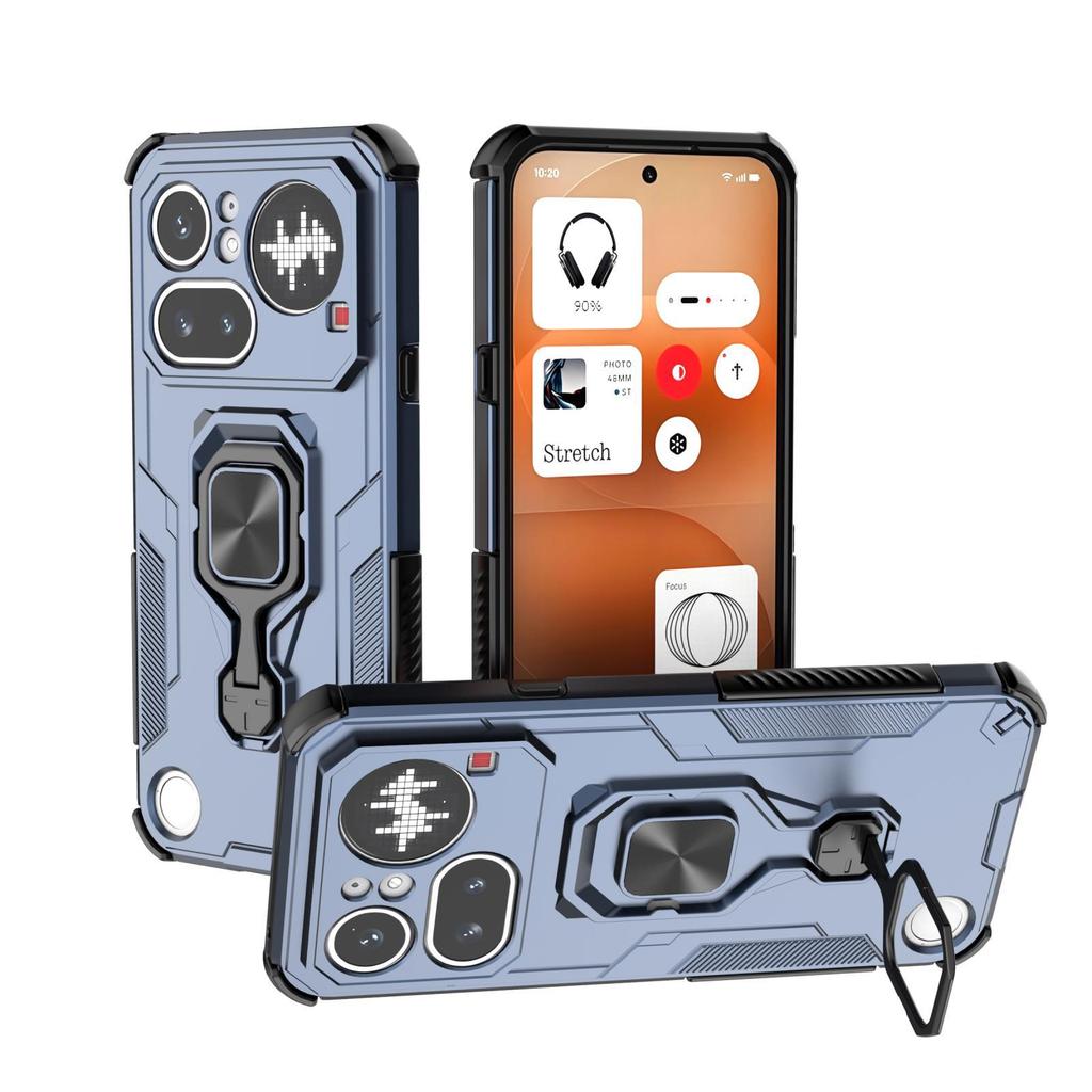 Применимо к чехлу для мобильного телефона Nothing Phone4APro Wukong, чехлу для телефона Phone3A с держателем-кольцом, противоударному защитному чехлу