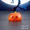 Милая Хэллоуинская светящаяся тыква, настольное украшение, автомобиль, домашний декор, декор комнаты, ландшафтное ремесло, украшения для кукольного домика, аксессуары