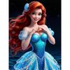 Disney Русалочка DIY Жемчужное Искусство для Ариэль Ручной Работы Подарок Подходит для Украшения Стен Идеально Подходит как для Дома, так и для Офиса
