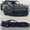 Moc Технический F12 Супер Автомобиль Черный Гоночный Автомобиль Модель RSR Кирпичи Строительные Блоки Игрушки Для Мальчиков 3097 шт. Подарки Для Детей