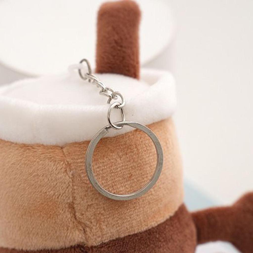 Bubble Tea Plush Keychain Cute Squishys Stress Relief Toy & Bag Charm Perfect Gift For Friends, Kids, Travel & School