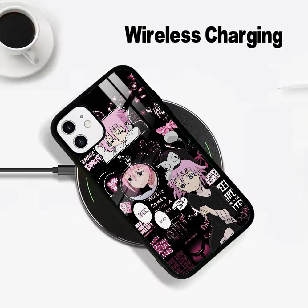 Anime-S-Soul -E-Eater Wireless charging phone case compatible with iPhone 17/16/15/14/13/12/11