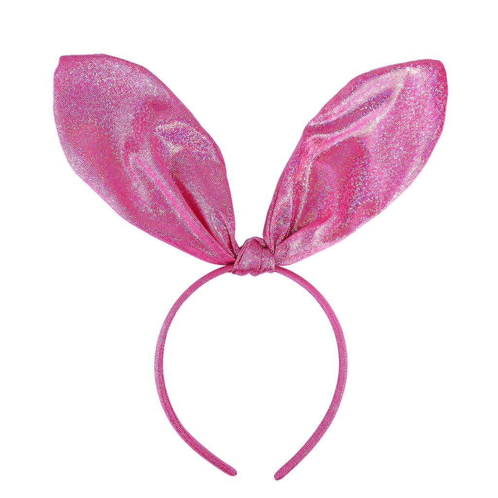 Костюм Заячьи ушки Хэллоуин-тематический Красочный головной убор Повязки на голову Праздничные Заячьи ушки Повязки на голову Для костюмных аксессуаров Подарок