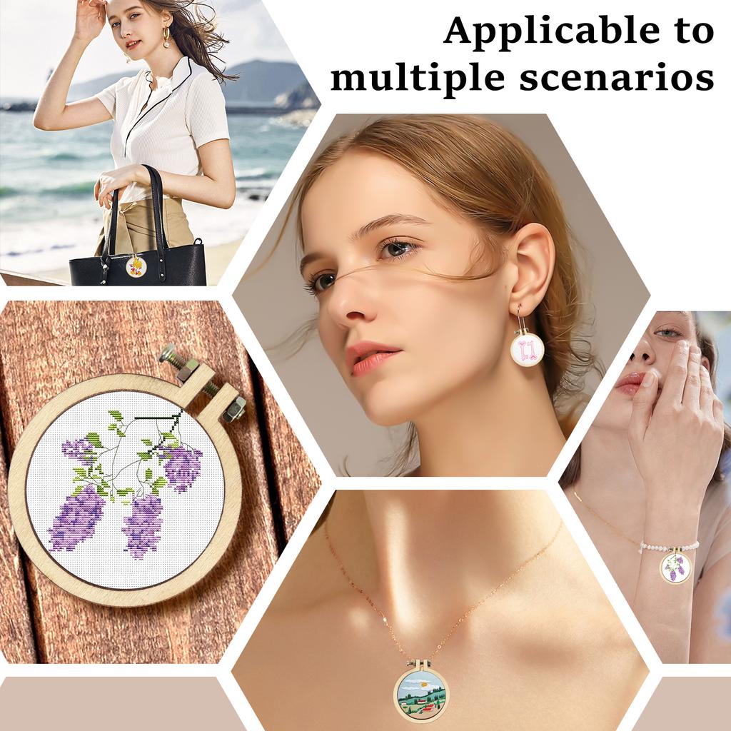 Деревянное мини-кольцо-пяльцы овальное кольцо-пяльцы для вышивания крестиком машинной вышивки DIY рукоделие бытовой швейный инструмент