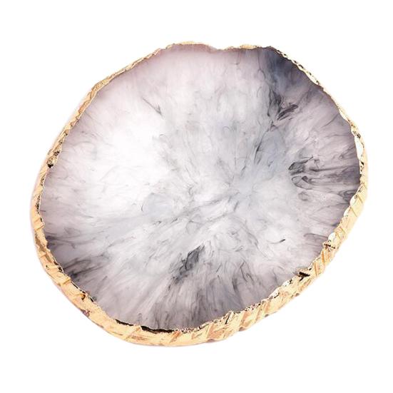 Палитра с золотым краем, смешивание смолы, краска для рисования, маникюрная витрина, полка