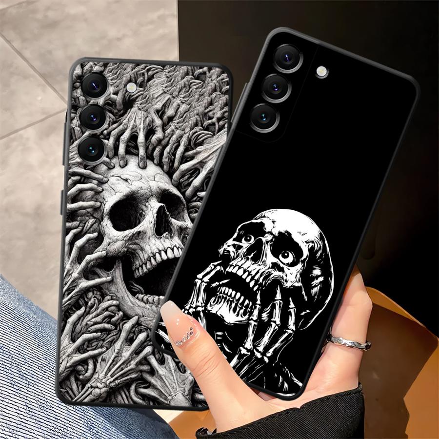Прозрачный чехол-скелет для Samsung Galaxy A73 A51 A53 A17 A52 A36 A55 A06 A05 A25 A16 A23 A57 A15 A37 Чехол для телефона A70 A41 A13 A50 A12