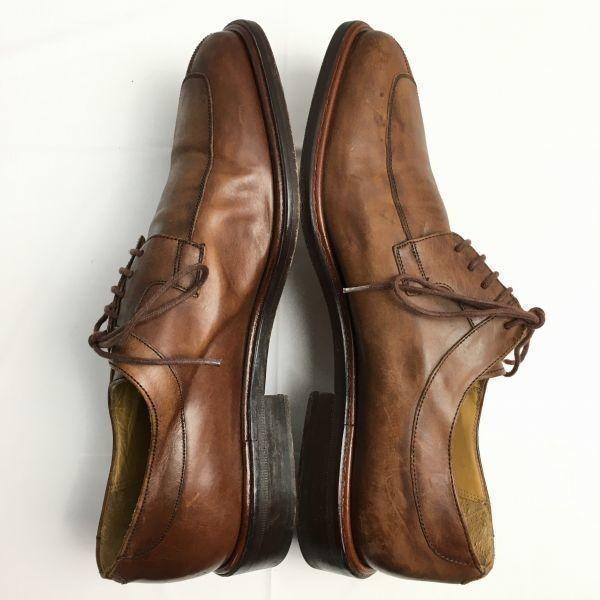 Mezlan Vintage Made in Spain U-Tip Business Shoes Brown Size 9M / 27.0cm(USED)