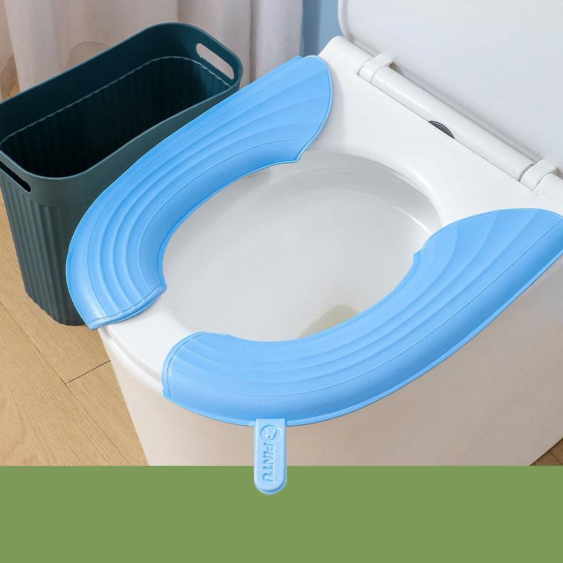 Водонепроницаемый коврик для унитаза, зимнее портативное сиденье для унитаза, утолщенный чехол для унитаза из ЭВА