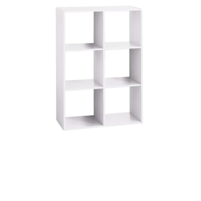 Étagère 6 cases Mix Atmosphera - Blanc