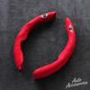 Suede Car Steering Wheel Cover Anti-Slip Protect Accessories For BMW Mini Cooper One JCW F54 F55 F56 F60 R50 R52 R53 R60 Sticker