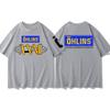 Hot Sale OHLINS Light Gray Tshirt Collection Motorcycle Shock Absorber Print Short Sleeve Tshirt Racing Fan Clothes
