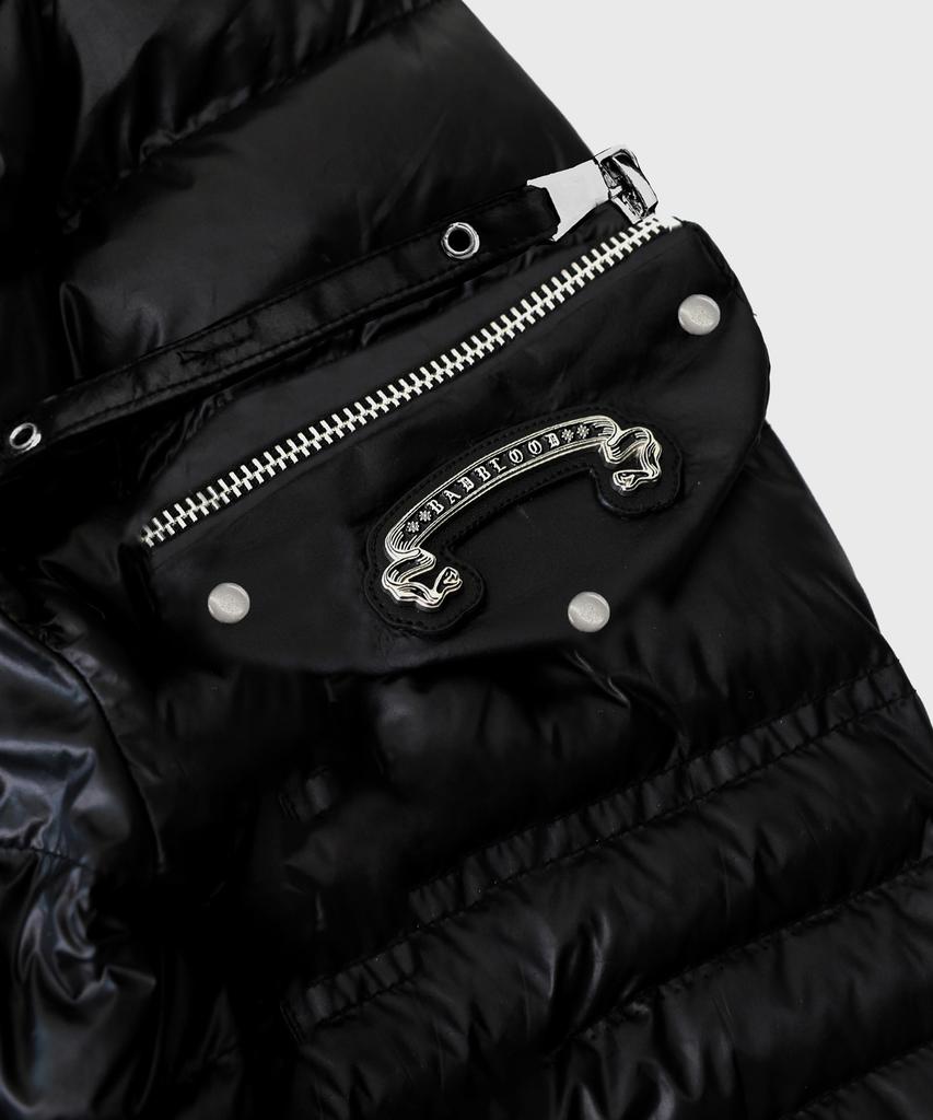 Badblood Viper 31-1 Lightweight High-Neck Puffer - Black