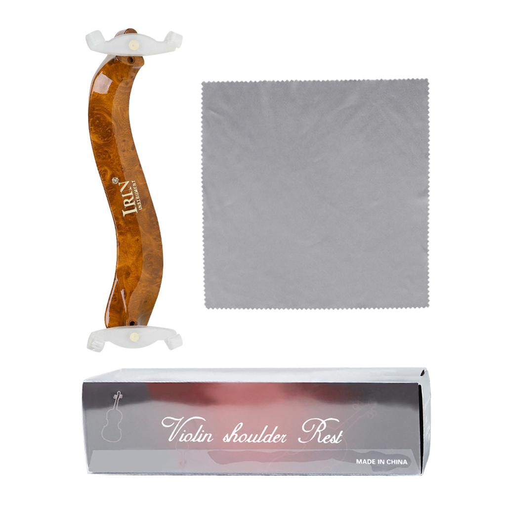 Violin Shoulder Rest, Adjustable Violin Holder ABS Plastic Strong Simplified End Rod Mechanism Fine for 4/4-4/3 Violin
