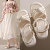 Fashion 2024 Summer New Fairy Style Thick Sole Sandals for Women Fashion Pearl Shoes Sandals Fashion Peep Toe Casual Dress Sandalies