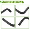 HOPESPANNER Радиаторный шланг охлаждения 1657131230 для Toyota Highlander 3.5L 2008-2013, Хорошее уплотнение, Черный, Верхний шланг отопителя, Резина (1 кусок)
