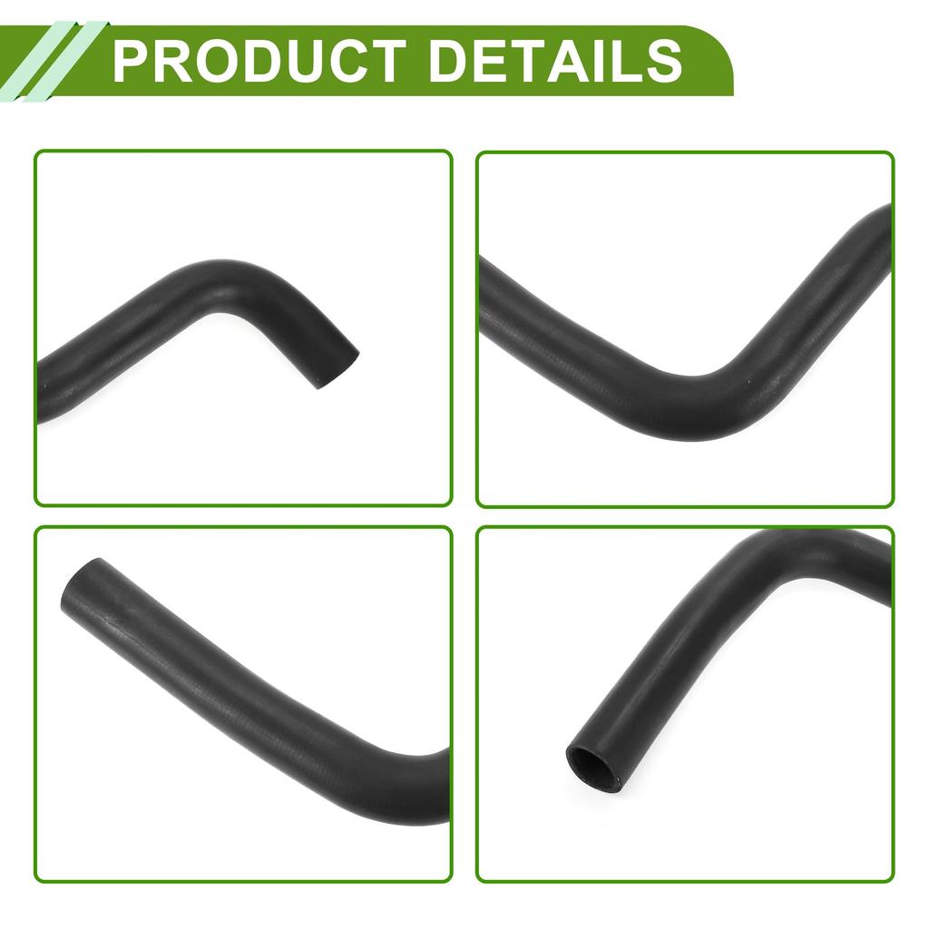 HOPESPANNER Радиаторный шланг охлаждения 1657131230 для Toyota Highlander 3.5L 2008-2013, Хорошее уплотнение, Черный, Верхний шланг отопителя, Резина (1 кусок)