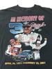 Винтажная футболка в память о Дейле Эрнхарде Мужская L Черная Nascar Racing