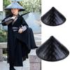 Kung Fu Hats Dance props Bamboo Rattan Hats Men Fisherman Hats Weave Straw Hats Tourism Rain Caps
