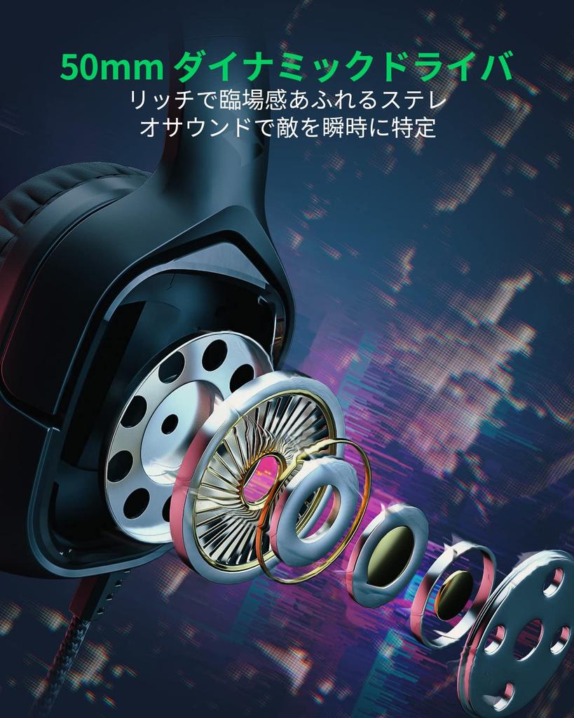 Игровая гарнитура Black Shark X1 RGB для проводного USB LIGHTSYNC 50 мм Динамический драйвер Шумоизоляция Складная с микрофоном Встроенное управление Легкая