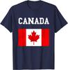 Maple Leaf Canadian Flag TShirt 100 Cotton ONeck Short Sleeve Summer Casual Mens Tshirt Streetwear