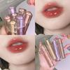 Iced Tea Mirror Lip Glaze Watery Lip Gloss Waterproof Lasting Transparent Jelly Liquid Lipstick Women Beauty Makeup Cosmetics, 1 Piece