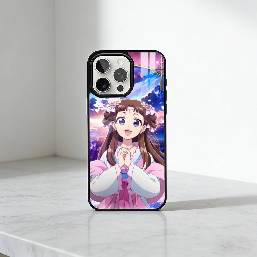 Чехол для телефона L-Lishu Anime Characters Tester для iPhone 17, 16, 15, 14, 13 Plus, Pro Max Магнитный для Magsafe Беспроводной зарядки