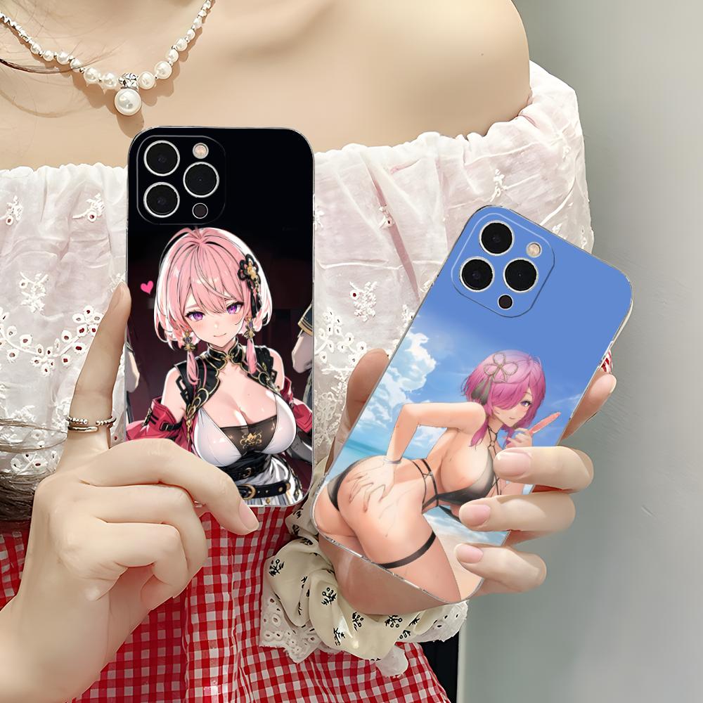 Чехол для мобильного телефона Wuthering Waves Taoqi для iPhone 17 16 15 14 13 12 11 X XR XS Air Pro Max Plus Mini Прозрачный Цветной Чехол