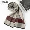 Cashmere Men's Scarf Casual Plaid Scarf, Zhongqing 2025 Student Scarf Men's, Outdoor Warm Men's Scarf