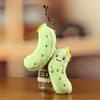 1 шт. Милый кулон в виде куклы-овоща огурца, плюшевая игрушка, брелок в виде горькой тыквы, аксессуар для рюкзака, украшение для DIY