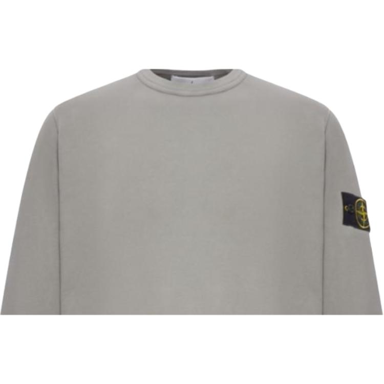 STONE ISLAND Пуловер с круглым вырезом, толстовка с длинным рукавом, мужская толстовка, серый, K2S156100028S0A20-V006B