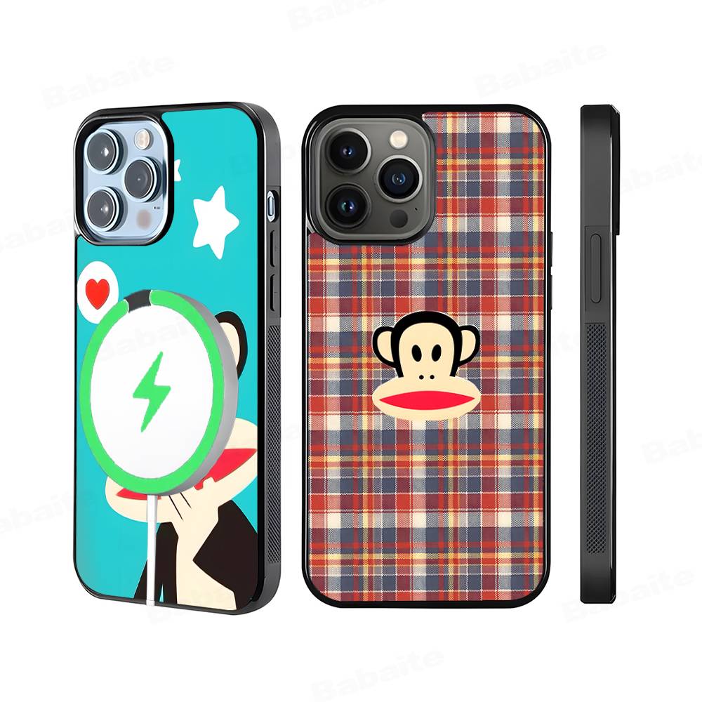Знаменитый Роскошный Чехол для Телефона P-paul F-frank Магнитный Чехол Для IPhone 16 14 13 15 Pro Max Plus Для Magsafe Беспроводной Зарядки Чехол