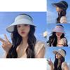 Легкая женская шляпа от солнца с защитой от УФ-лучей, складная, с широкими полями для активного отдыха