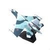 1/100 Модель истребителя Су-27 Металлический орнамент Игрушка для детей и взрослых Миниатюрные игрушки с