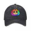 Ретро Бейсболки Yarnaby Унисекс Потертые Стиранные Snapback Кепка Мультяшная Игра Кошмаров Для Уличных Тренировок Кепки Шляпа